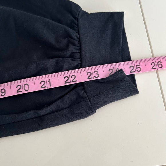 NWT AnyBody Cozy Knit Tie-Dye Top and Jogger Set Black/Blush size Medium Petite - Picture 14 of 15